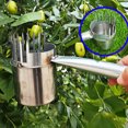 thumbnail image 2 of Metal Fruit Picker Light-weight Fruit Picking Tool with Bag or Cup Fruit Collection Tool for Harvesting Jujube Blueberries Longans, 2 of 8