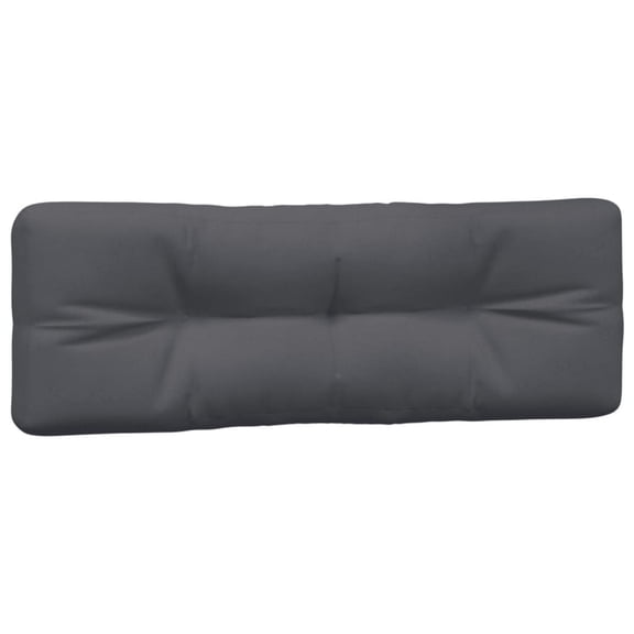 Moni 3pc Outdoor Cushion for Bench, Tufted Dark Gray Fabric, 47 Inch