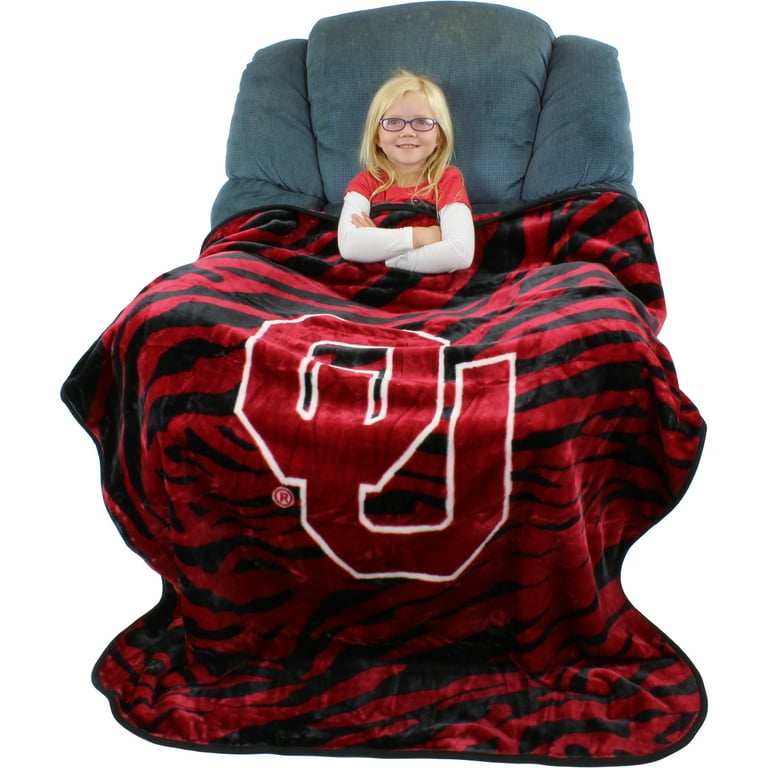 College Covers Oklahoma Sooners Soft Raschel Throw Blanket - 60 x
