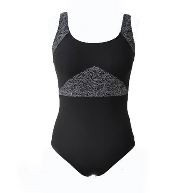 Traje de Baño Oceans Pacific Talla EG Look Deportivo con Líneas Negro