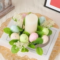thumbnail image 6 of EUDIDV Easter Decor,Easter Decoration Wreath Spring Colorful Easter Eggs Simulation Party Door Hanging Props Easter Wreaths,Easter Party Supplies, 6 of 6