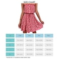 thumbnail image 2 of Vestido De Verano Sin Tirantes Con Estampado Floral Con Cinturón Vestido Con Estampado Floral Vestido Sin Tirantes Con Hombros Descubiertos Mujer Verano Lindo De Moda Con ANGGREK Otros, 2 of 5
