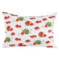 thumbnail image 2 of Watercolor Watermelon Throw Pillow Cover, Summer Fruit Rectangle Decorative Pillow Case Protector Soft Cushion Cover Lumbar Pillowcase for Couch Sofa Bedroom Car Chair Decor 24x36 Inch, 2 of 8
