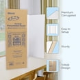 thumbnail image 2 of Placa de presentación BAZIC Trifold 70x100cm blanca 1 unidad, 2 of 5