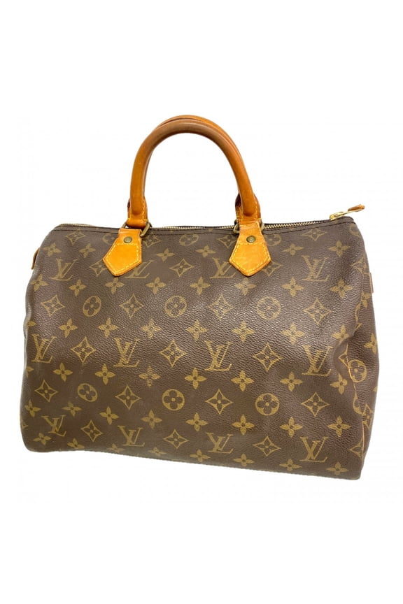 Pre-Owned Louis Vuitton Monogram Speedy 30 Handbag M41526 Brown Women's