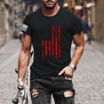thumbnail image 2 of XDZJLR 250Th Anniversary Shirt For Men Short Sleeve Crew Neck Independence Day Graphic T-Shirts American Flag T-Shirt 4Th Of July Shirts 250 Years Birthday Patriotic Tees Tops Tshirts M-3Xl, 2 of 5