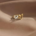thumbnail image 2 of mtvxesu Rings Fashion Personality Irregular Lady Two-piece Ring Love Ring Set Fashion Personality Ring Female Ring Sale, 2 of 3