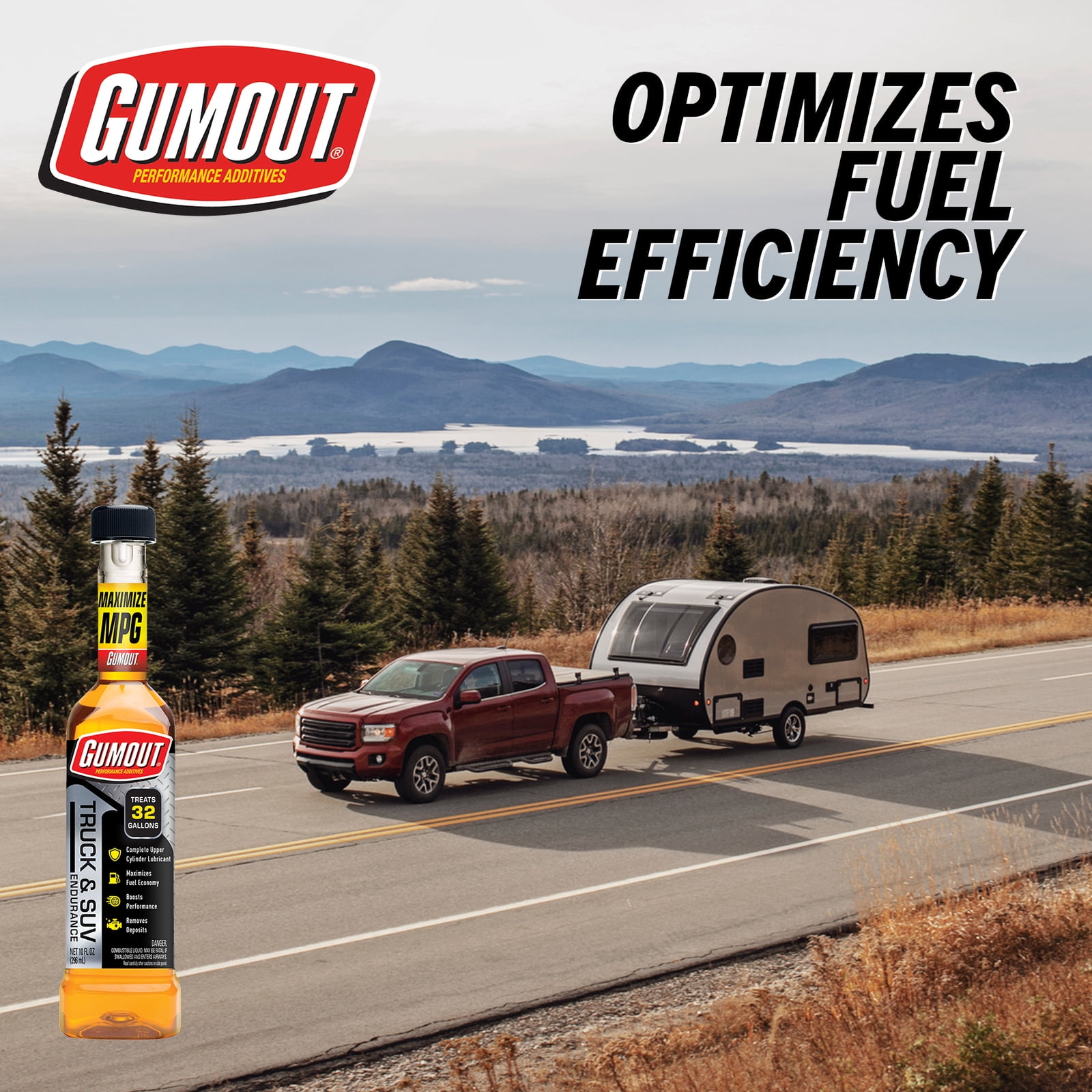 Gumout Truck & SUV Endurance 510397W – Advanced Fuel System Protection for Heavy-Duty Performance