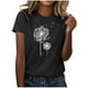thumbnail image 1 of Blusas de Manga Corta para las Mujeres Divertida Impresión Cuello Redondo Camiseta Vintage, Blusas de Primavera para las Mujeres, 1 of 5