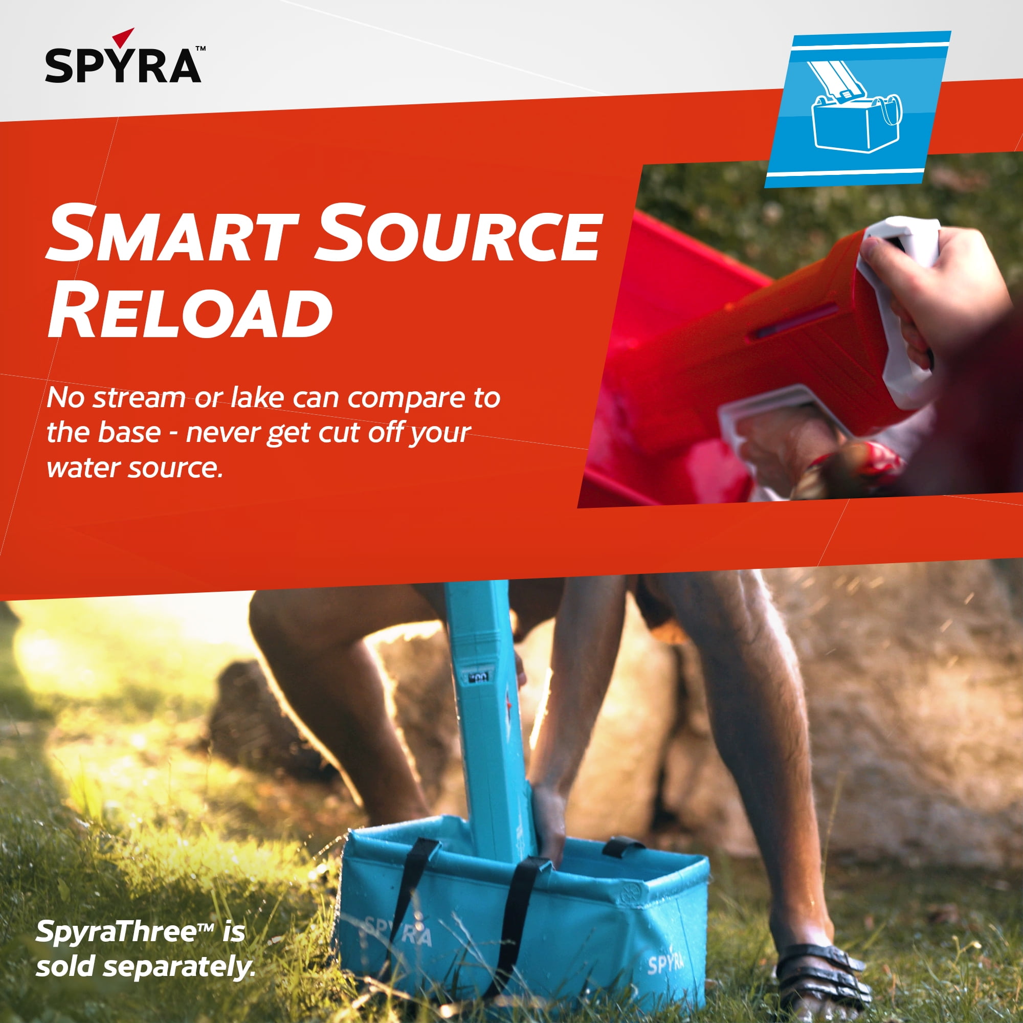 Spyra Base Water Equipment, Blue