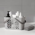 thumbnail image 1 of Campana Para Cocina Bathing Basket Washing Basket Hand Hold Drainage Basket Bathroom Shower Blue Student Dormitory Bathroom Storage Basket Bath Basket, 1 of 6