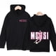 thumbnail image 3 of Sudadera con capucha para niños con estampado de Messi de otoño, sudadera de terciopelo, ropa deportiva informal, parte superior negra adecuada para niños y niñas, 3 of 5
