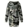 thumbnail image 5 of Drses‌‌ ‌‌‌‌‌‌‌‌‌‌‌‌‌‌‌‌‌‌‌‌‌‌‌‌‌‌‌‌‌‌Women's Halloween Hoodie Dress - Long Sleeve Graphic Pullover with Pockets Spooky Casual Outfit, 5 of 7