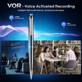 thumbnail image 2 of 64GB Digital Voice Recorder, Audio Recorder Pen with 25H Battery Life, Playback & Voice Activation Recording Device, Voice Activated Recorder with AI Noise Reduction for Lectures/Meetings/Interviews, 2 of 10