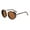 golden/brown lens, variant on Polarized Sunglasses for Men Women Spring Hinge Round Golden Sun Glasses