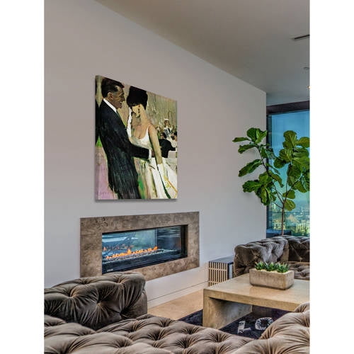 "Masquerade" Painting Print on Wrapped Canvas