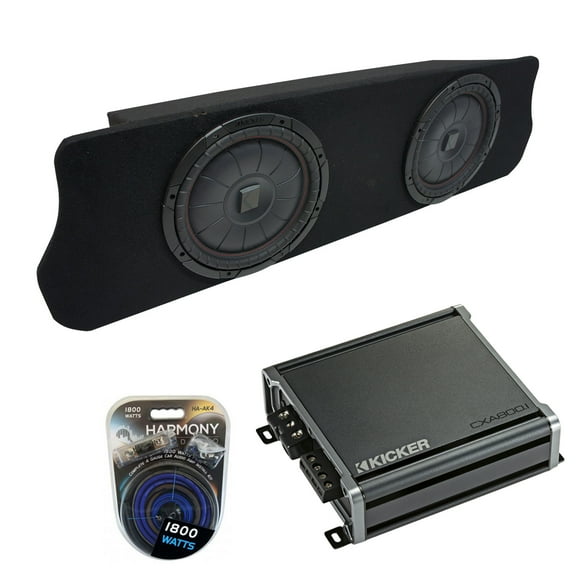 1994-2004 Ford Mustang Coupe Kicker CompVT CVT12 Dual 12" Custom Sub Box CXA8001