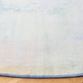 thumbnail image 4 of SAFAVIEH Paint Brush Brooke Abstract Area Rug, Blue/Green, 6'7" x 6'7" Round, 4 of 10