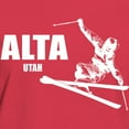 thumbnail image 3 of CafePress - Alta Utah Skier T Shirt - Women's Traditional Fit Dark T-Shirt, 3 of 4