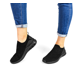 thumbnail image 1 of Tenis Casual de meter Mujer Flexi Tejido 105201 Negro Flexi Tejido, 1 of 4