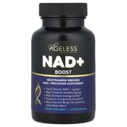Ageless Foundation Laboratories NAD+ Boost, 30 Veg Capsules