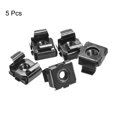 thumbnail image 3 of Uxcell Snap-in Cage Nuts, M4 x 0.7mm Carbon Steel Nut for Server Shelve Cabinet 5 Pack, 3 of 6