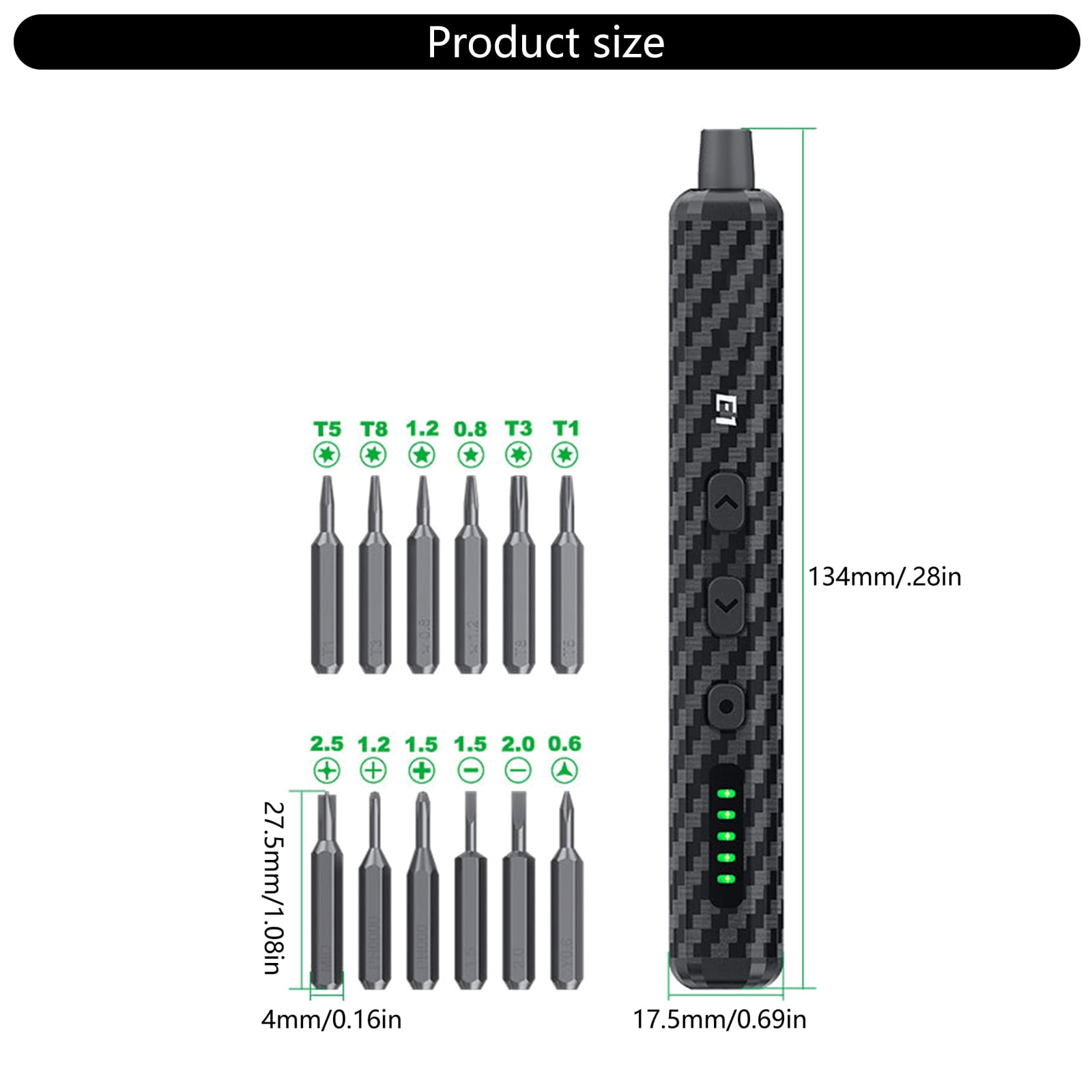 Professional Ergonomic Electric Screwdriver For Detailed Electronic Fixes Cellphone Maintenance Magnetized