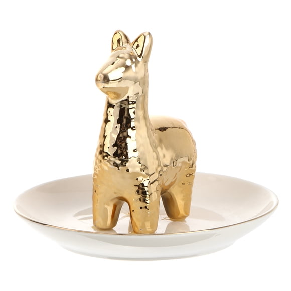 MasteelfCA 1pc Ceramic Jewelry Dish Plate Animal Rings Storage Tray Party Desktop Decor