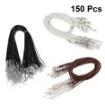 thumbnail image 2 of 150pcs 1.5 mm Colgantes de collar de hilo de cera Ocultar accesorios de collar de cuerda Accesorio de joyería Sling DIY Colgantes (Negro, Café, Blanco), 2 of 5