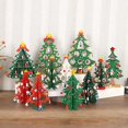 thumbnail image 2 of 2022 Christmas Tree Children's Handmade DIY Stereo Wooden Christmas Tree Scene Layout Christmas Decorations Ornaments Hot, 2 of 4