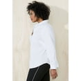 thumbnail image 5 of Ellos Women's Plus Size Long Sleeve Button-Down Shirt Oversized Tunic Blouse, 5 of 5
