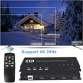 thumbnail image 2 of For HDMI 4 Input 1 Output Multi-viewer Supports HDCP 1.4, USB KVM Control for Monitoring Systems and Multimedia Displays, 2 of 9