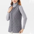thumbnail image 6 of Lindreshi Winter Vests for Women Plus Size Fashion Women Warm Jacket Winter Casual Sleeveless Versatile Top, 6 of 7