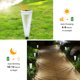 thumbnail image 3 of Rewera - Juego de 4 luces solares para exteriores, luces LED impermeables para caminos, paisajes, jardines, blanco cálido, 45,5 x 8 cm, 3 of 7