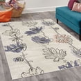 thumbnail image 2 of Spring Decorative Rug, Season of New Hopes Petals Blossoms Summer Floral Style of Illustration, Quality Carpet for Bedroom Dorm and Living Room, 6 Sizes, Dark Indigo, by Ambesonne, 2 of 4