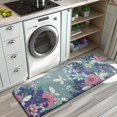 thumbnail image 3 of Pioneer Flower Floral Print Pattern Kitchen Rug Mat,Kitchen Runner Rugs Non Skid Washable,Decorative Kitchen Floor Mats for Kitchen,Sink,Laundry,17"x47.2", 3 of 7