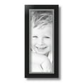 thumbnail image 2 of ArtToFrames 5x13 inch Black Velvet with Silver Picture Frame, Black MDF Poster Frame (4691), 2 of 8
