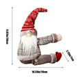 thumbnail image 5 of Christmas Gnome Decoration under $5! kkbbma Christmas Gnome Tree Topper Decor, Festive Holiday Character Ornament, Curtain Tieback Decoration for Seasonal Decor, 5 of 9