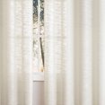 thumbnail image 6 of Decoultimate Natural Semi-Sheer Linen Textured Curtains, 52” x 63” (2 Panels), 6 of 6