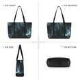 thumbnail image 6 of FORMRS Canvas Laptop Tote Bag for Women with 15.6" Computer Compartments Shoulder Handbag, Lightning Pattern, 6 of 7