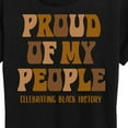 thumbnail image 3 of Instant Message - Proud of my People - Women's Short Sleeve Graphic T-Shirt, 3 of 6