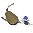 thumbnail image 4 of Pequeña bolsa Molle Mini llavero titular de la cartera cierre de cremallera monederos militares al aire libre con correa ajustable para acampar OD verde, 4 of 10