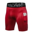 thumbnail image 4 of Lot de 3 shorts de compression Athlétiques pour Hommes avec Poches, 4 of 8