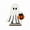 C, variant on WEGFTDUOP Halloween Decoration Halloween Cute Ghost Ornaments Halloween Indoor Outdoor Decoration