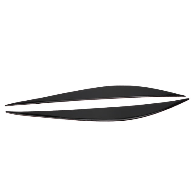 Par de Cejas para Faros Delanteros Tapa para Faros Delanteros Moldura para Faros Delanteros Negro Piano para Serie 3 F30 2013‑2015