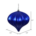 thumbnail image 3 of Adorno Navideño Cebolla Azul Cobalto Mate Vickerman 5.7 cm, 3 of 5