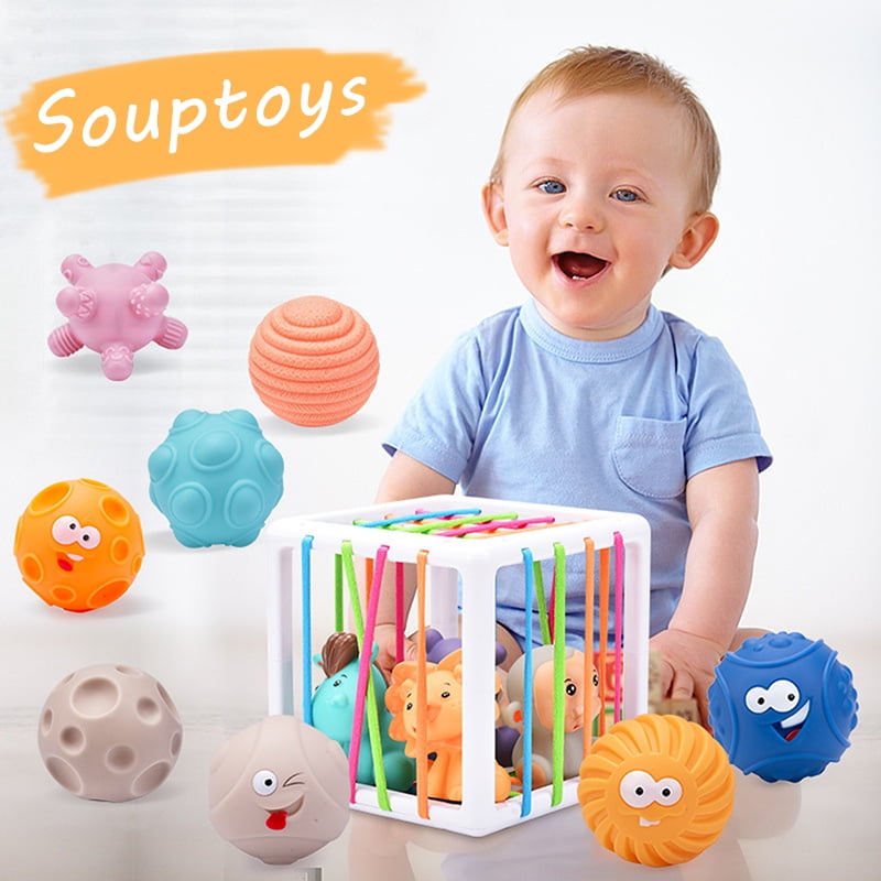 Kids Stacking Toy Putting in & Taking Out Baby Grabbing Toy Teether