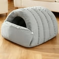thumbnail image 4 of TACILIP Dog Bed, Pet Bed Pet Villa Cats Bed Bed Removable Dog Bed Winter Warm Cats Bed Two Purpose Pet Nests Pet Mat, Gifts for Men, 4 of 5