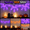 Orange, variant on Halloween String Lights, 5.9ft Spider Web Mini Halloween Lights Indoor, USB String Lights Trick or Treat Decorations for Home Decor Outdoor Party Holiday