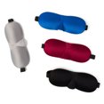 thumbnail image 3 of Lightweight 3D Contoured Sleep Eye Mask Set - Breathable 16g Eye Cover (218x84mm) with Waterproof Storage Pouch & Random Color Earplugs - Available in Black, Blue, Red, Grey Options, 3 of 7
